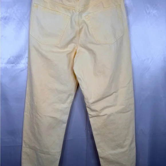 Universal Thread 90s Baggy High Rise Jeans Yellow 16S Short Vintage Fit - Picture 5 of 10